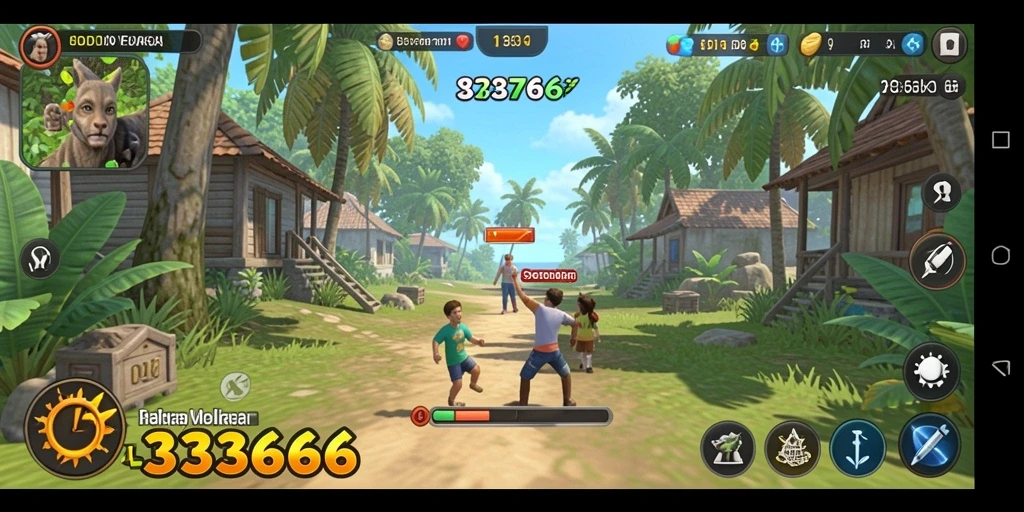 Tampilan gameplay yang menarik dan seru dari 333666.