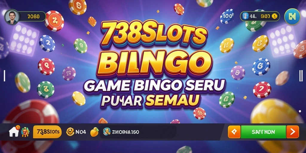 Screenshot gameplay 738SLOTS menampilkan keseruan bermain Bingo.