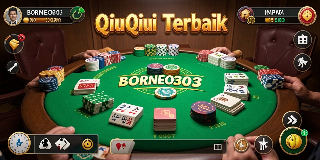 Screenshot gameplay QiuQiu BORNEO303 yang menarik.