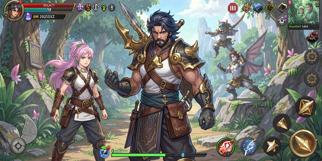 Tampilan gameplay <strong>MANDALA77</strong> yang menakjubkan dan penuh aksi.