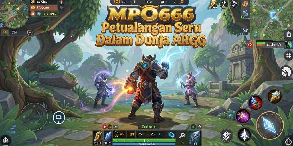 Screenshot gameplay MPO666 memperlihatkan pertempuran seru dalam dunia ARPG.