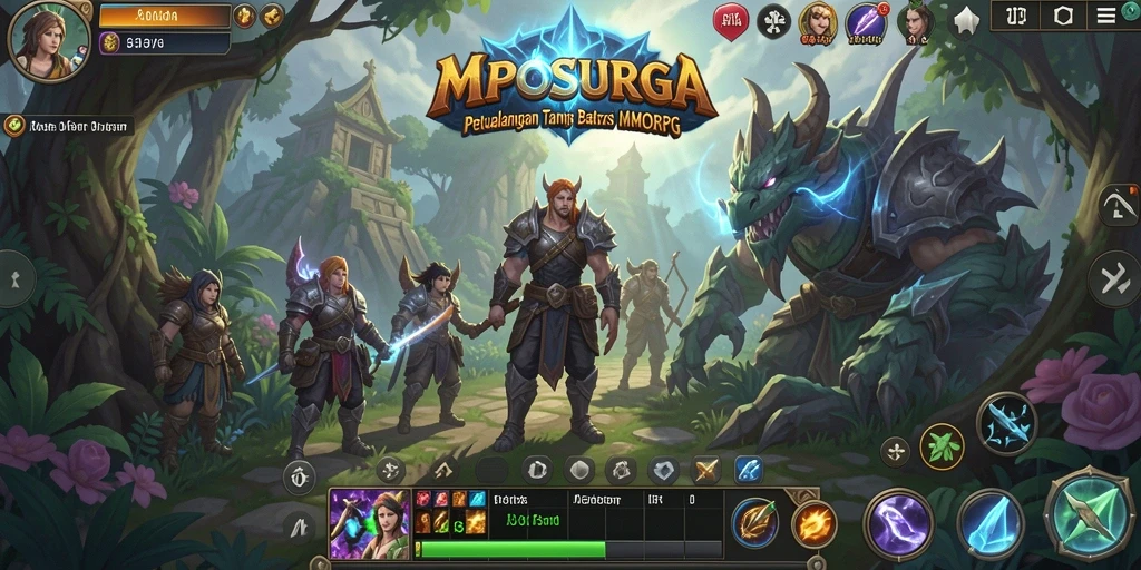 Gameplay seru di dunia fantastis MPOSURGA.