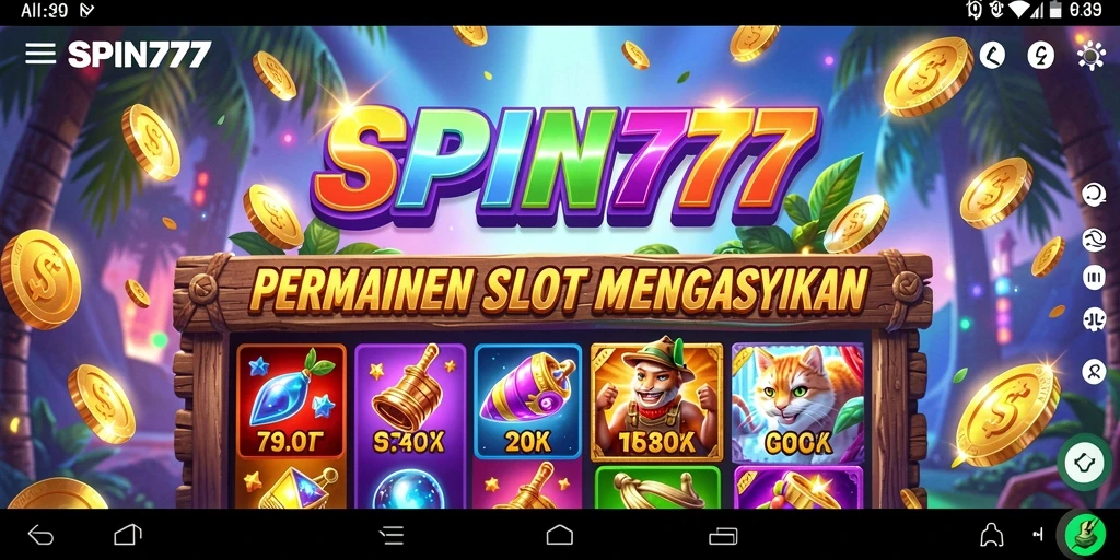 Gameplay slot SPIN777 dengan grafik menawan dan fitur menarik.